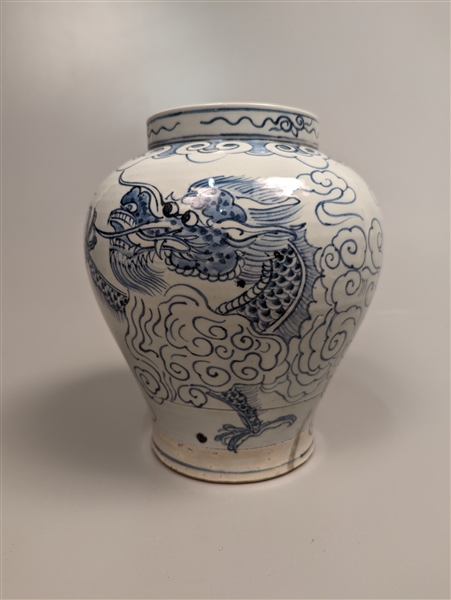 Korean Chosun-style, blue and white