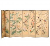 KOREAN EIGHT-PANEL SCREENpaint