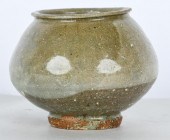 KOREAN GLAZED JAR6 1/2 inches