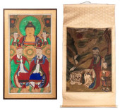 KOREAN GOUACHE PAINTINGS, 2<br