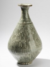 KOREAN, GREEN-GLAZED CERAMIC V