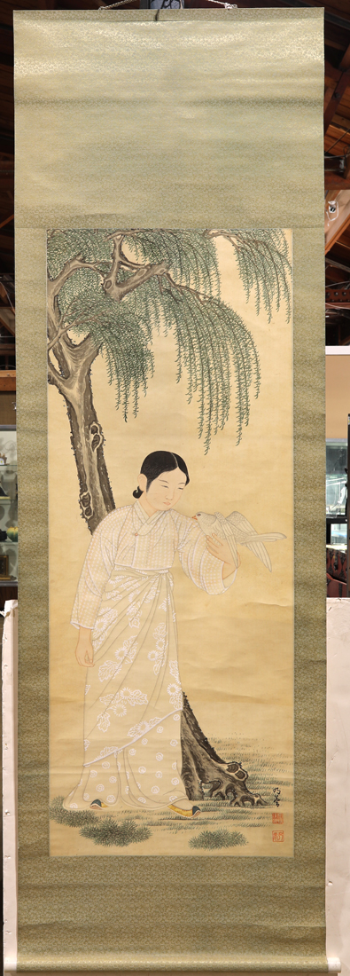 KOREAN HANGING SCROLL Korean
