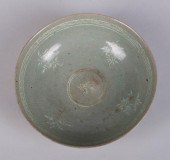 KOREAN INLAID CELADON CIRCULAR