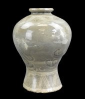 KOREAN INLAID CELADON CRANE ME