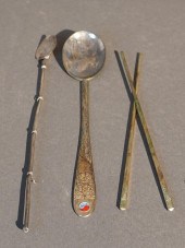 KOREAN LOW-PURITY SILVER SPOON