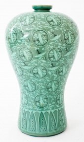KOREAN MAEBYEONG CELADON CRANE