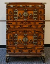KOREAN METAL MOUNTED BURLWOOD