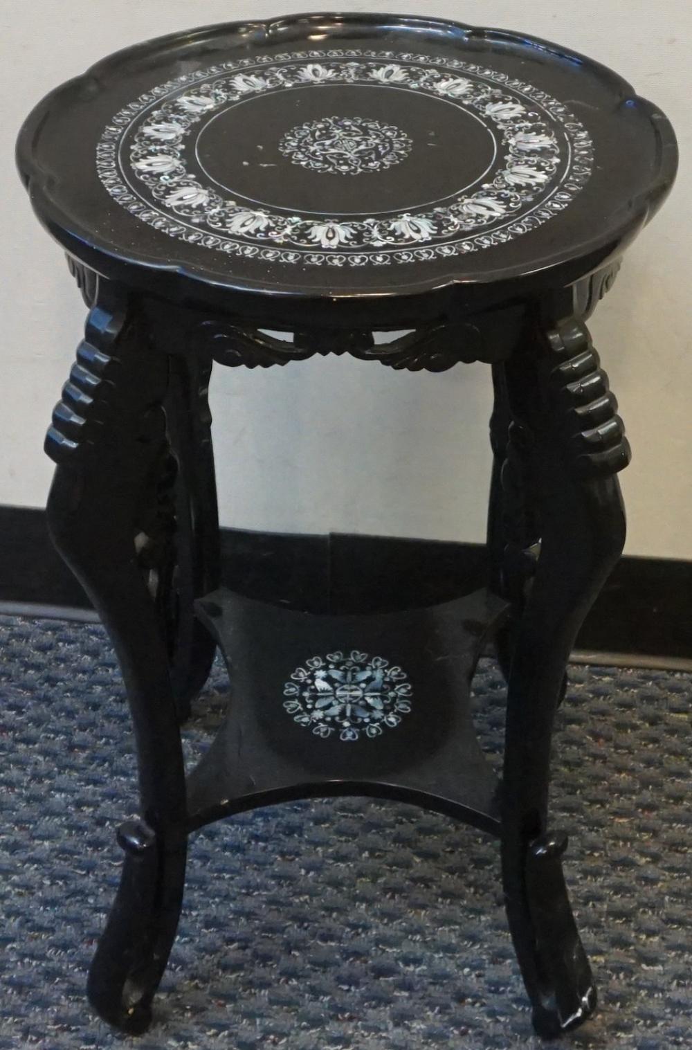 KOREAN MOTHER OF PEARL INLAID BLACK