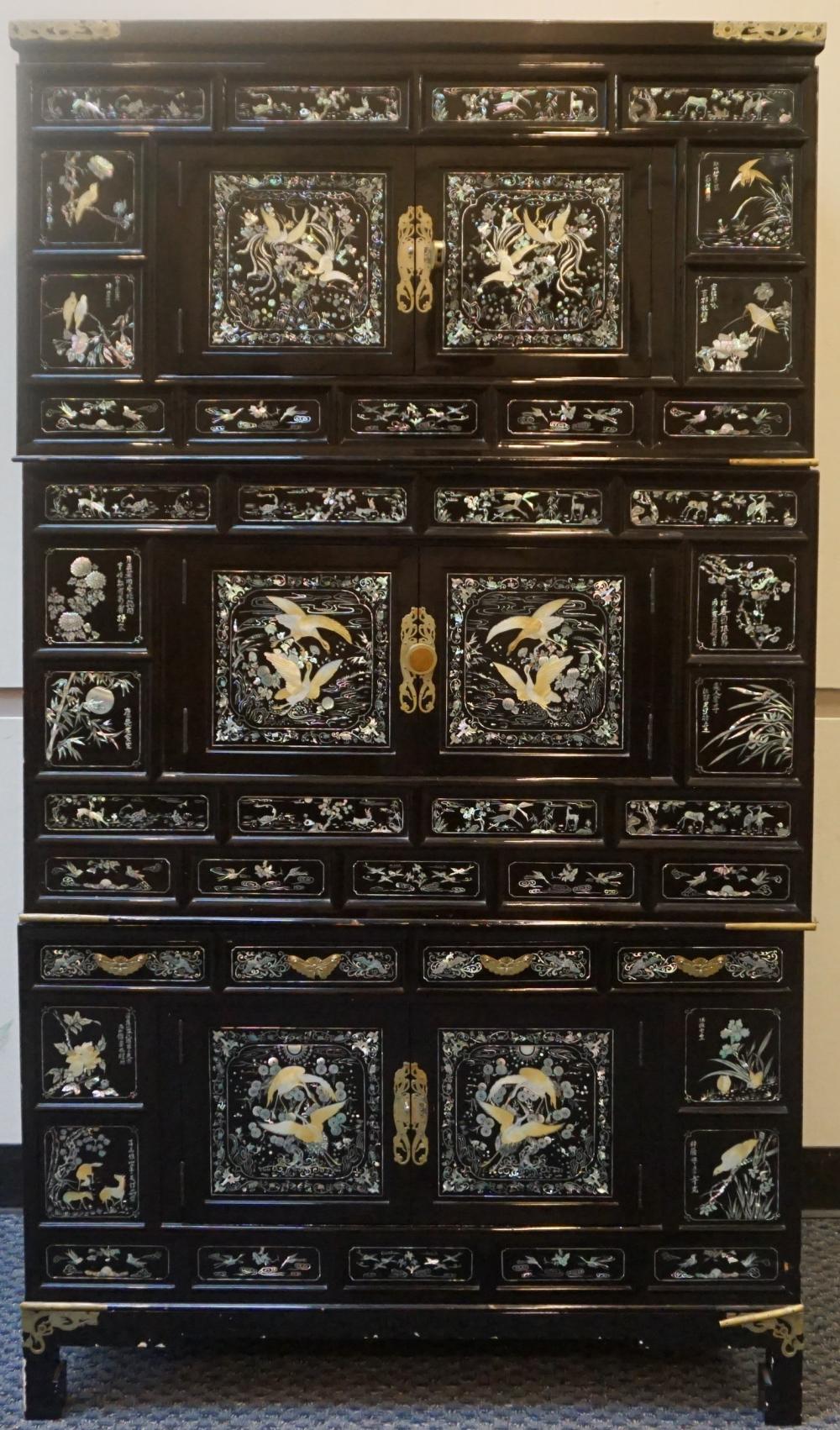 KOREAN MOTHER OF PEARL MARQUETRY,
