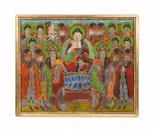 KOREAN PAINTING 'ASSEMBLY OF B