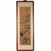 KOREAN SCHOOL, SILK SCROLL PAI