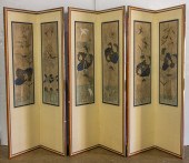 KOREAN SIX-PANEL FOLDING SCREE