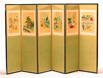 Korean six panel screen    20th