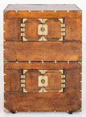 KOREAN STACKING YEW WOOD TANSU