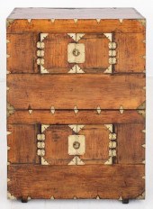 KOREAN STACKING YEW WOOD TANSU