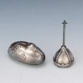 KOREAN TWO PURE SILVER HERON B