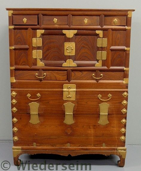 Korean wedding chest 20th c. with