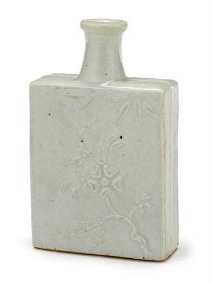 Korean white glaze and applied