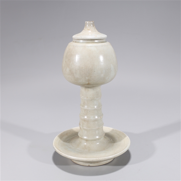 Korean white glazed ceramic covered