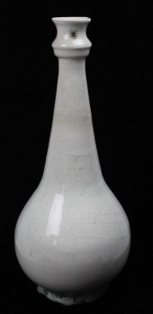 KOREAN WHITE-GLAZED LONG-NECK