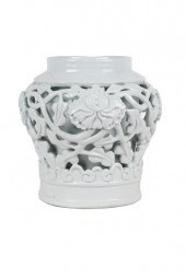 KOREAN WHITE GLAZED RETICULATE
