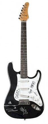 KORN BAND SIGNED GUITAR.KORN B