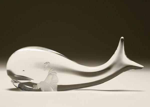 Kosta art glass sculpture of