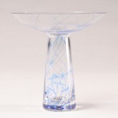 Kosta art glass vase, designed