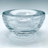 KOSTA BODA ART GLASS ATOLL BOW