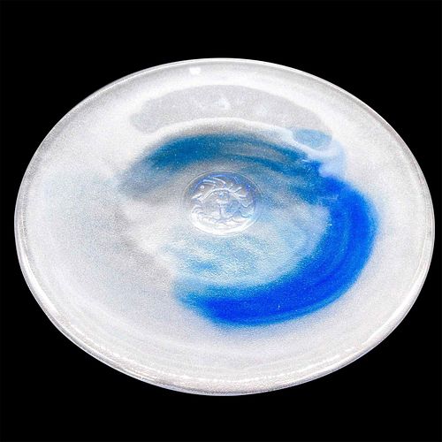 KOSTA BODA ART GLASS PLATE MINE