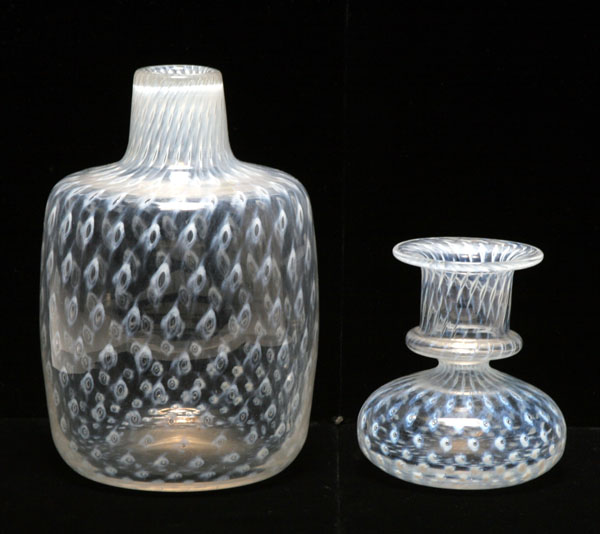 Kosta Boda art glass vases by