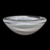 KOSTA BODA BOWL, ATOLL WHITELa