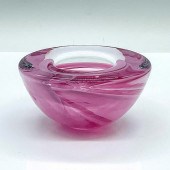 KOSTA BODA PINK GLASS VOTIVE C