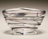 Kosta Swedish art glass bowl d