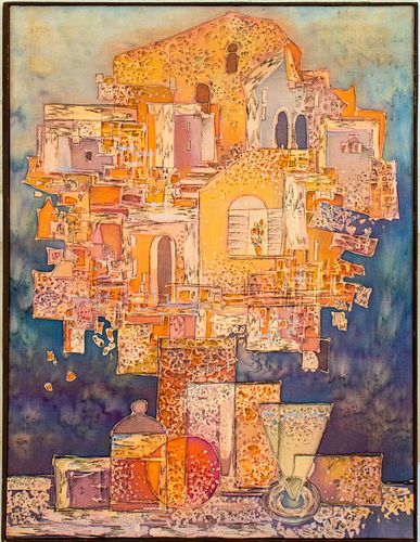 KOVALIOVA ABSTRACT MIXED MEDIA ON