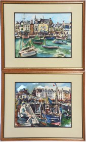 KOVEN, PAIR OF FRENCH CANAL SC