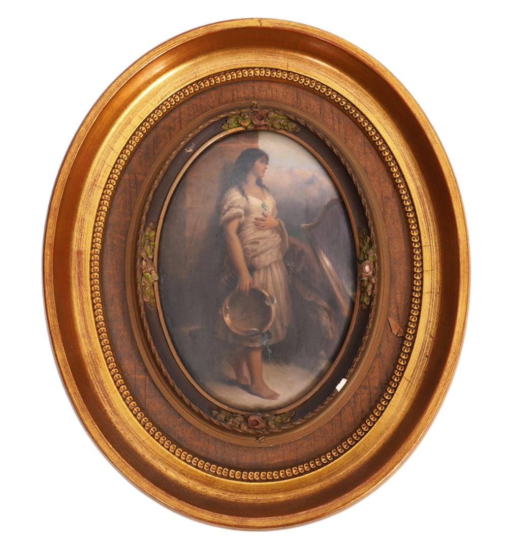 KPM 19TH C. PORCELAIN PLAQUE