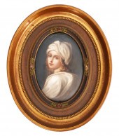 KPM 19TH C. PORCELAIN PLAQUE '