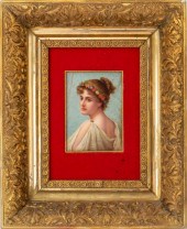 KPM ATTR. PORCELAIN PLAQUE OF