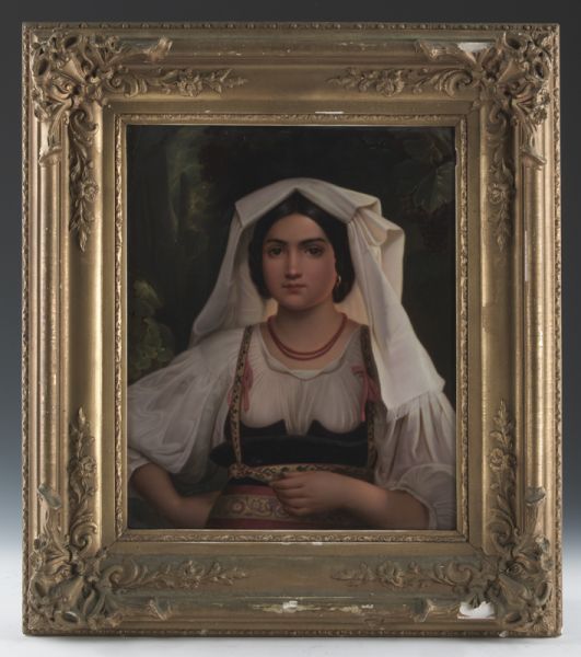 KPM Berlin painted porcelain plaque
