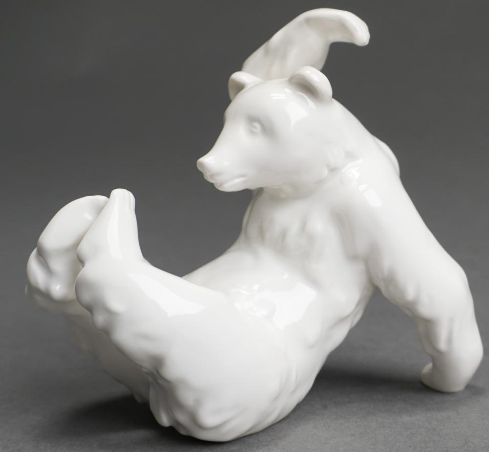 KPM BERLIN PORCELAIN 'BEAR PLAYING'