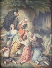 K.P.M. BERLIN PORCELAIN PLAQUE