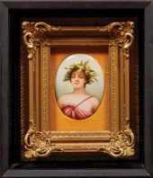 KPM BERLIN PORCELAIN PLAQUE OF