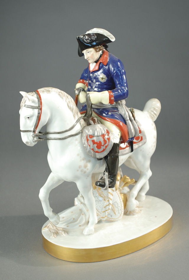 KPM GERMAN PORCELAIN FIGURE: French