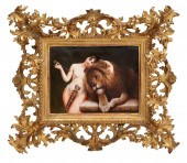 KPM GERMAN PORCELAIN PLAQUE GO