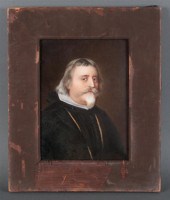 KPM painted porcelain portrait
