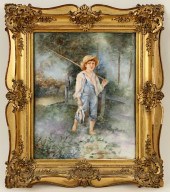 KPM PLAQUE BOY RETURNING WITH