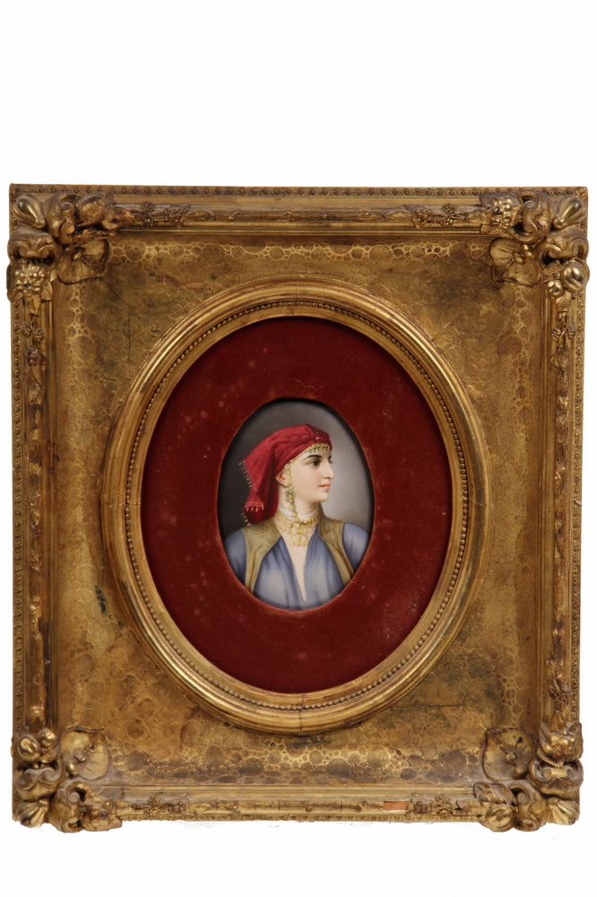 KPM PLAQUE - Painted Porcelain