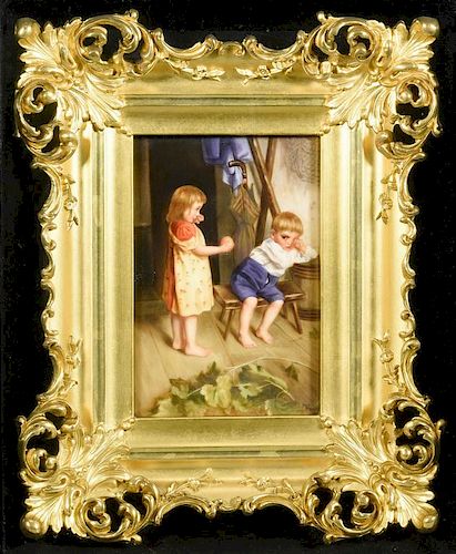 KPM PLAQUE, PEACE OFFERING,