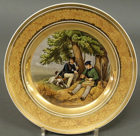 KPM porcelain deep plate late